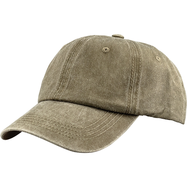 6 Panel Unstructured Low Crown Cap with Adjustable Slide Closure.... from ASI 43456 CF Headwear