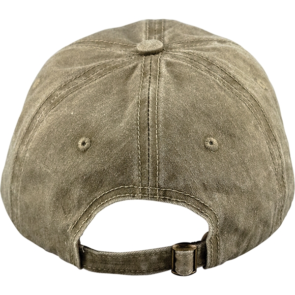 6 Panel Unstructured Low Crown Cap with Adjustable Slide Closure.... from ASI 43456 CF Headwear