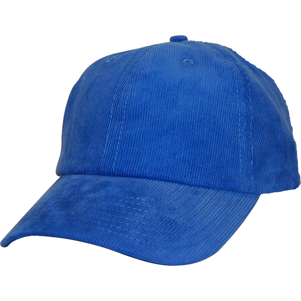 6 Panel Unstructured Low Crown Corduroy Cap with Adjustable Slide Closure.... from ASI 43456 CF Headwear
