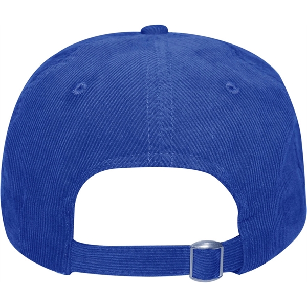 6 Panel Unstructured Low Crown Corduroy Cap with Adjustable Slide Closure.... from ASI 43456 CF Headwear