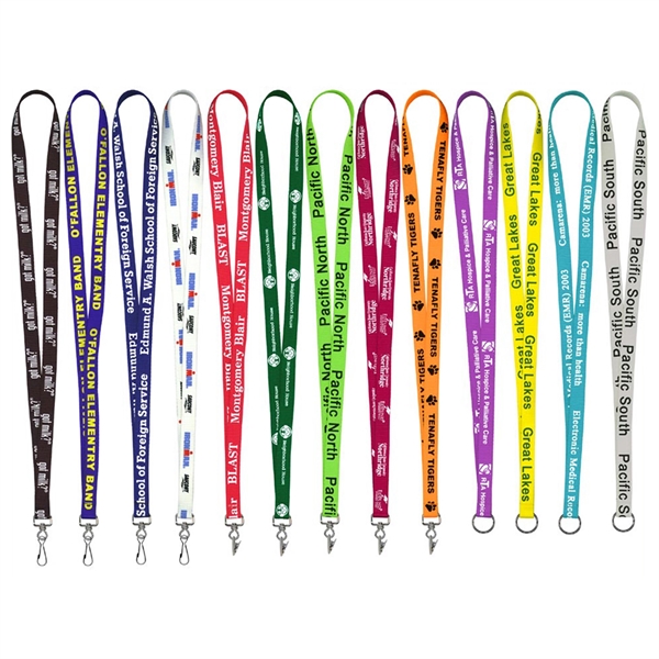 36" polyester lanyard with 3/4" screen printed imprint.... from ASI 90859 Tempo Industries Inc / Tempoline