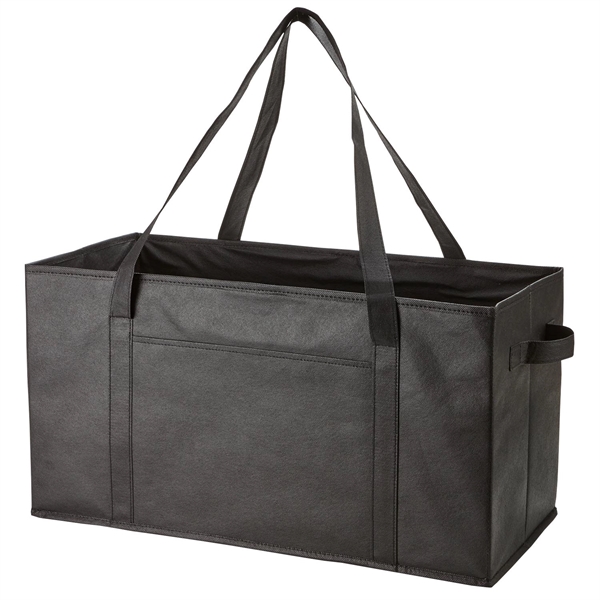 Automotive storage organizer tote made of non-woven 80 GSM with front... from ASI 52840 Evans Manufacturing