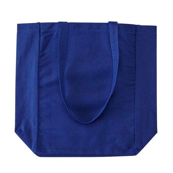 Heavy-duty cotton canvas tote bag made of 10 oz. cotton canvas... from ASI 52840 Evans Manufacturing
