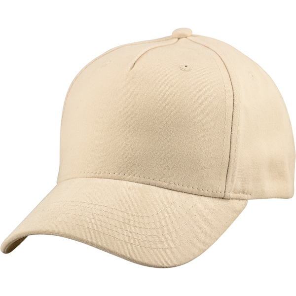 5 Panel Structured Low Crown Cap with Curved Bill and ... from ASI 43456 CF Headwear