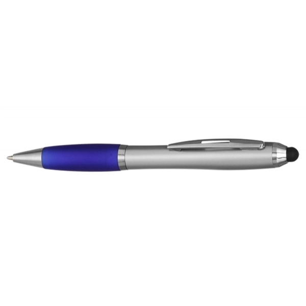 Plastic and rubber stylus ballpoint pens, 5.25" x 0.625".... from ASI 39552 BEL Promo