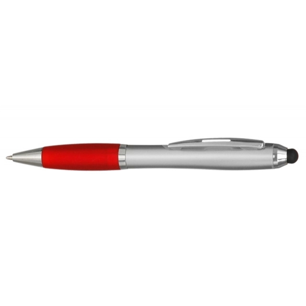 Plastic and rubber stylus ballpoint pens, 5.25" x 0.625".... from ASI 39552 BEL Promo