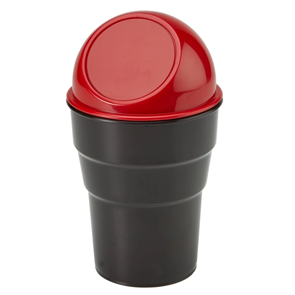Cup holder trash can that fits into most auto cup holders... from ASI 52840 Evans Manufacturing