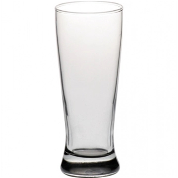 Clear 9.5 oz pilsner glass.... from ASI 39552 BEL Promo