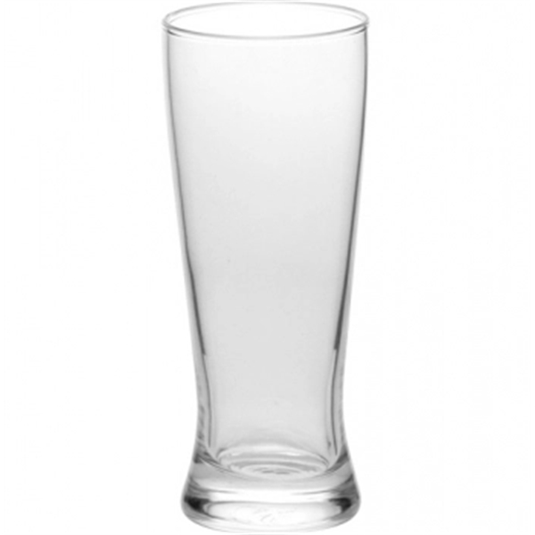 Clear 9.5 oz pilsner glass.... from ASI 39552 BEL Promo