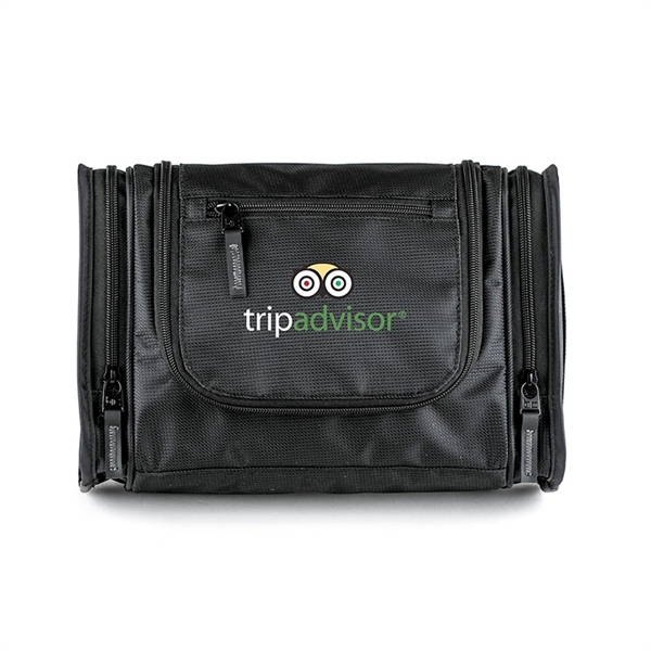 Travel kit with hanging hook, main compartment with interior organization, front... from ASI 88060 Snugz/USA Inc / Sweda®