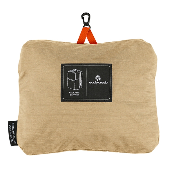 Nylon backpack with pack-in pocket doubles as front pocket, a key... from ASI 88060 Snugz/USA Inc / Sweda®