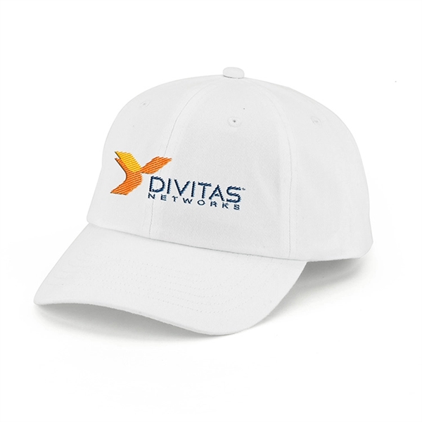 100% cotton bio-washed chino twill six panel cap with pre-curved visor... from ASI 88060 Snugz/USA Inc / Sweda®