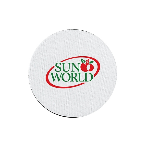 4" round coaster made of neoprene material and equipped with slip-proof... from ASI 88060 Snugz/USA Inc / Sweda®