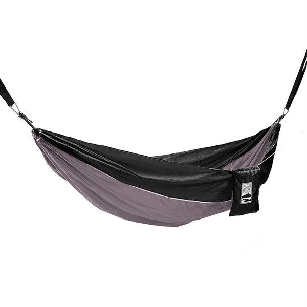 Portable, lightweight hammock made of 210T nylon/polyester with an attached packable... from ASI 88060 Snugz/USA Inc / Sweda®