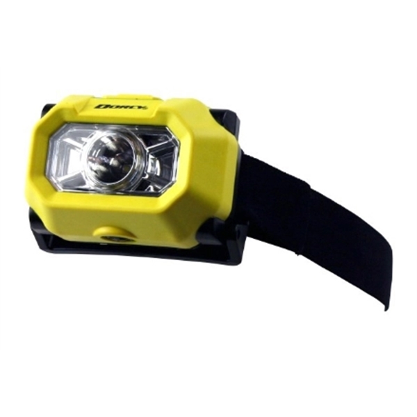 180 lumen headlight/flashlight with high and low beam modes.... from ASI 84514 Safety Made
