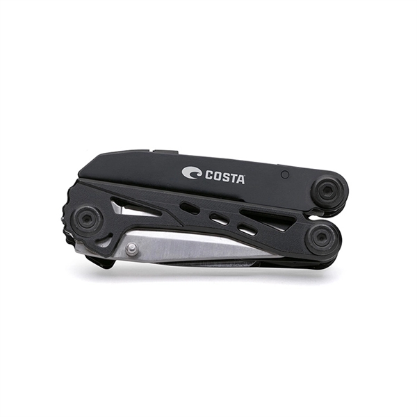 Fire starter multi-tool made of stainless steel with an anodized aluminum... from ASI 88060 Snugz/USA Inc / Sweda®