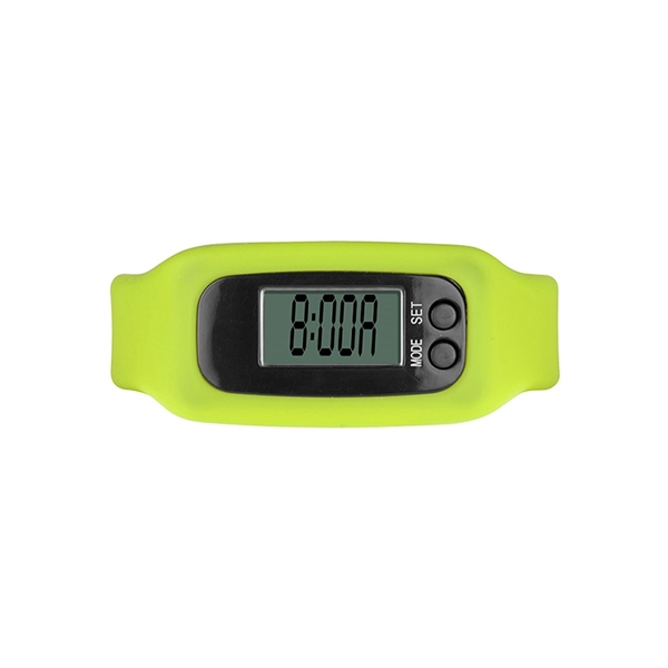 Pedometer activity watch with silicone band; displays time, calories, steps/distance.... from ASI 88060 Snugz/USA Inc / Sweda®