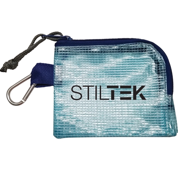 Mesh translucent bag with a carabiner.... from ASI 84514 Safety Made