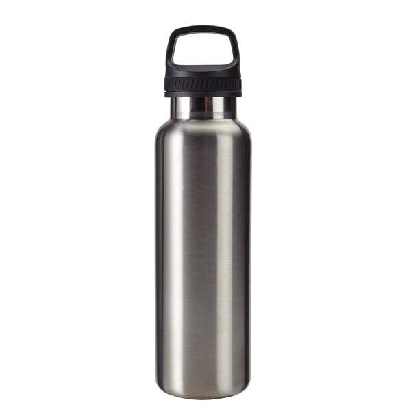 20 oz. stainless steel bottle, double-wall, vacuum-insulated with copper lining, sweat... from ASI 52840 Evans Manufacturing