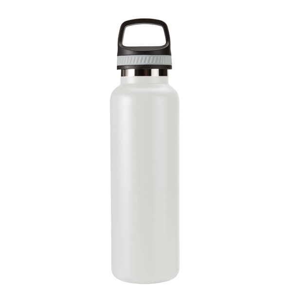 20 oz. stainless steel bottle, double-wall, vacuum-insulated with copper lining, sweat... from ASI 52840 Evans Manufacturing