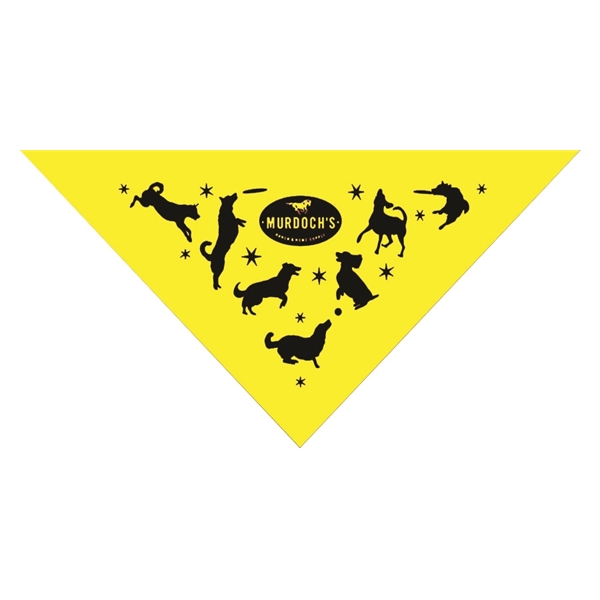 22" x 22" x 29" 100% cotton triangular bandanas in four... from ASI 44020 Bandanna Promotions By CARO-LINE / Swag-Wag Pets
