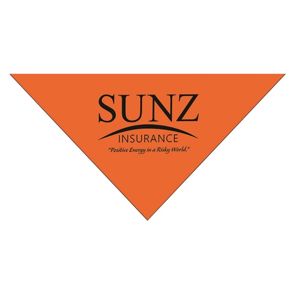 22" x 22" x 29" 100% cotton triangular bandanas in four... from ASI 44020 Bandanna Promotions By CARO-LINE / Swag-Wag Pets