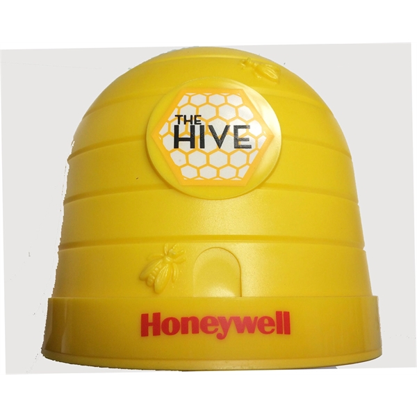Beehive bank. Plastic reusable yellow beehive shape bank, size 4 1/4"... from ASI 78700 Plastique Unique Inc
