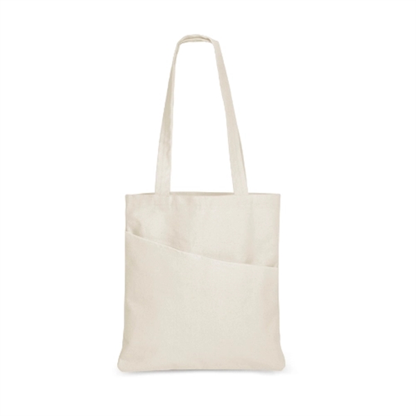 Straw tote bag with dual handles and diagonal front pocket.... from ASI 74710 Numo