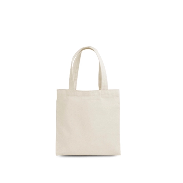 10" x 11" small, youth-size flat canvas tote bag with two... from ASI 74710 Numo