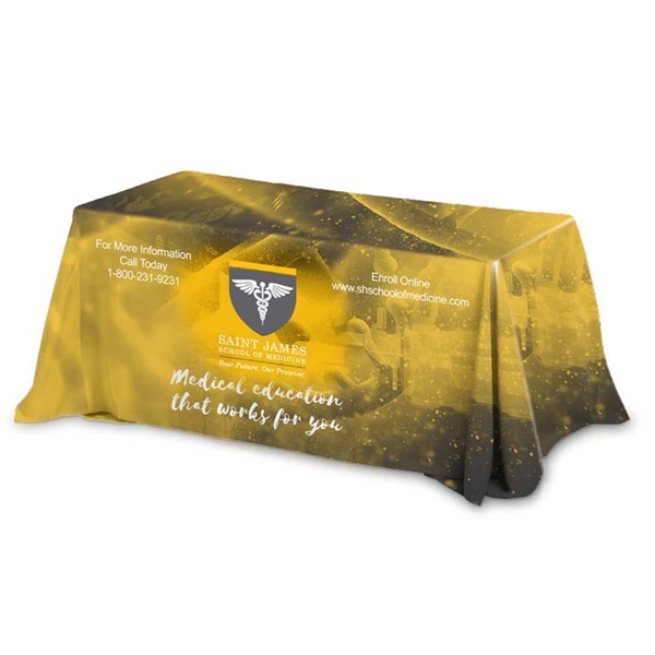 4 sided throw style table cover with all over, full color... from ASI 62660 Innovation Line
