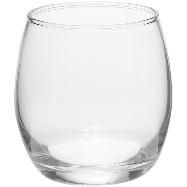 11.5 oz. Mikonos Clear Stemless Wine Glasses. 3.6" H x 2.8"... from ASI 39552 BEL Promo