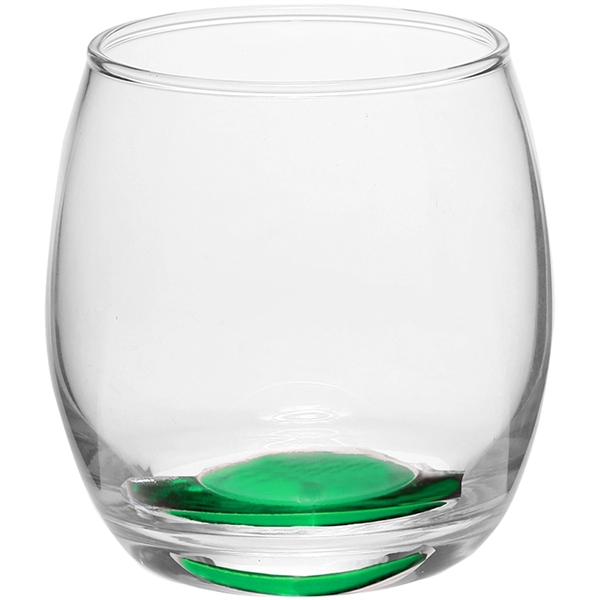 11.5 oz. Mikonos Clear Stemless Wine Glasses. 3.6" H x 2.8"... from ASI 39552 BEL Promo