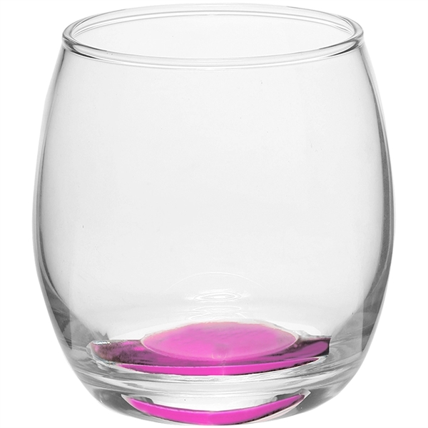 11.5 oz. Mikonos Clear Stemless Wine Glasses. 3.6" H x 2.8"... from ASI 39552 BEL Promo