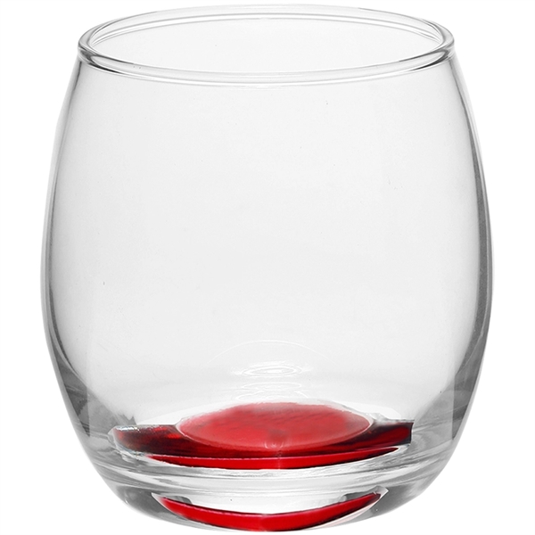 11.5 oz. Mikonos Clear Stemless Wine Glasses. 3.6" H x 2.8"... from ASI 39552 BEL Promo