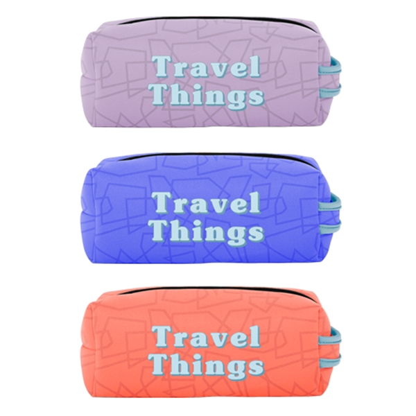 9.5" x 5.5" x 3.75" neoprene toiletries bag inspired by the... from ASI 74710 Numo