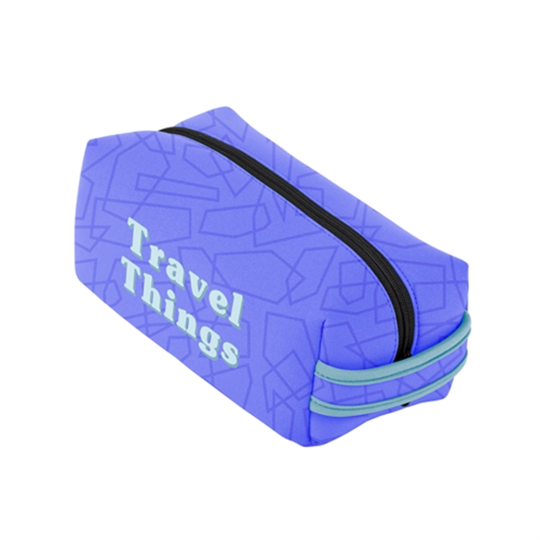 9.5" x 5.5" x 3.75" neoprene toiletries bag inspired by the... from ASI 74710 Numo