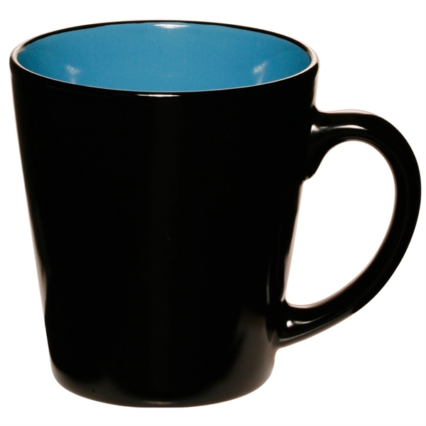 12 oz. two-tone latte mug with high curved grip and smooth... from ASI 39552 BEL Promo