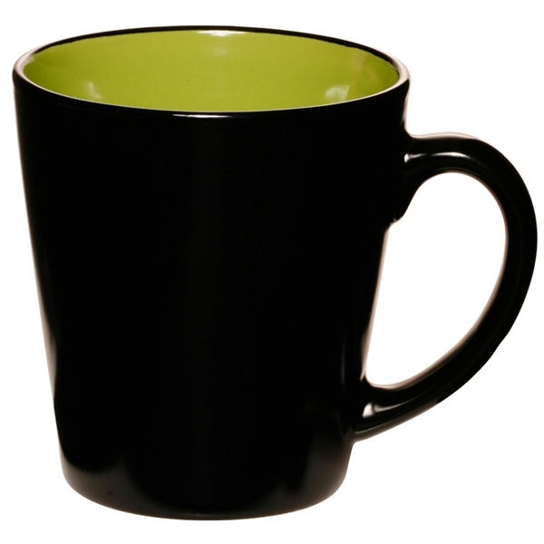 12 oz. two-tone latte mug with high curved grip and smooth... from ASI 39552 BEL Promo