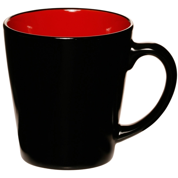 12 oz. two-tone latte mug with high curved grip and smooth... from ASI 39552 BEL Promo