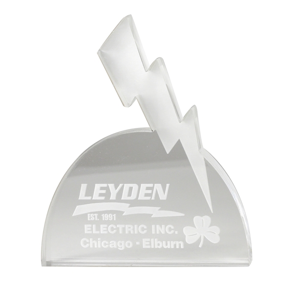 Acrylic plastic award, maximum imprint size of 25 square inches... from ASI 90807 Tekweld