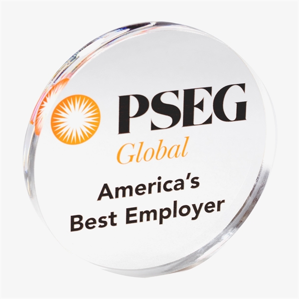 Acrylic plastic award, maximum imprint size of 25 square inches... from ASI 90807 Tekweld