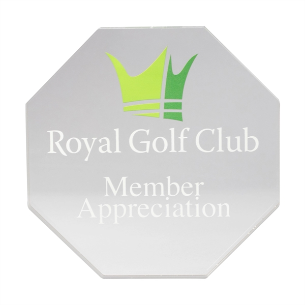 Acrylic plastic award, maximum imprint size of 25 square inches... from ASI 90807 Tekweld