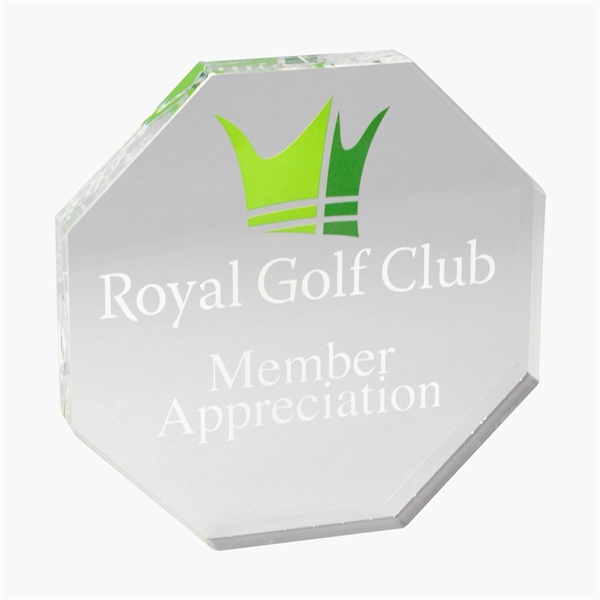 Acrylic plastic award, maximum imprint size of 25 square inches... from ASI 90807 Tekweld