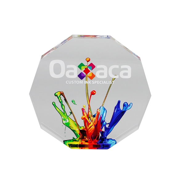 Acrylic plastic award, maximum imprint size of 25 square inches... from ASI 90807 Tekweld