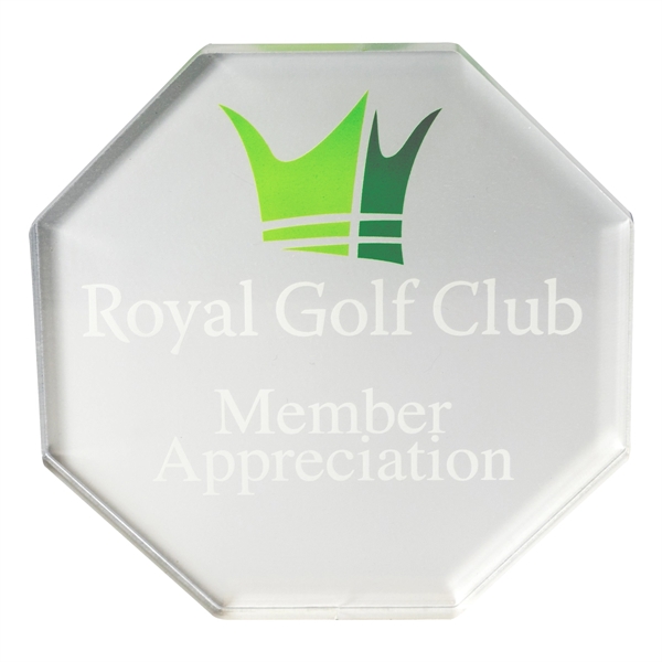 Acrylic plastic award, maximum imprint size of 25 square inches... from ASI 90807 Tekweld