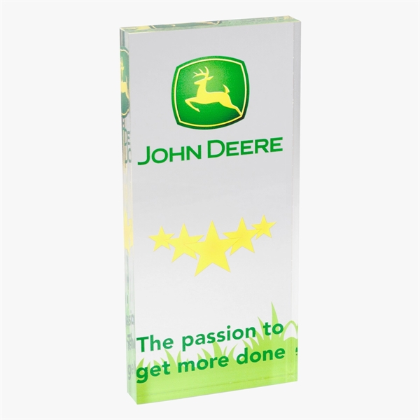 Acrylic plastic award, maximum imprint size of 25 square inches... from ASI 90807 Tekweld
