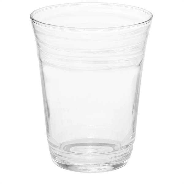 16 oz ARC clear glass party cup.... from ASI 39552 BEL Promo
