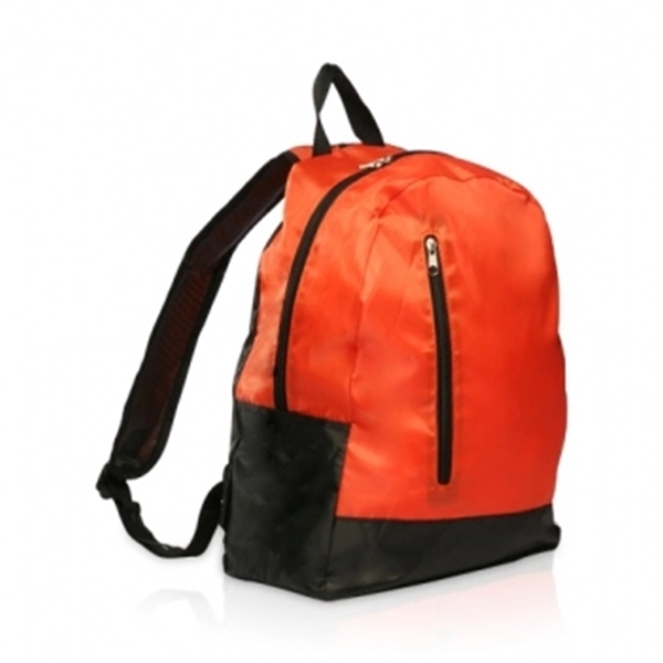 12.5" x 15.75" two-tone travel backpack.... from ASI 39552 BEL Promo