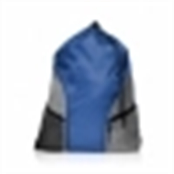 16" x 18.5" drawstring backpack made of polyester and mesh.... from ASI 39552 BEL Promo