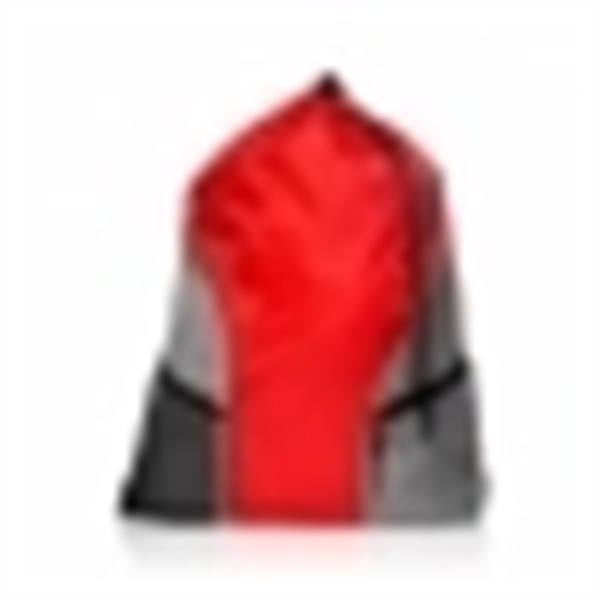 16" x 18.5" drawstring backpack made of polyester and mesh.... from ASI 39552 BEL Promo